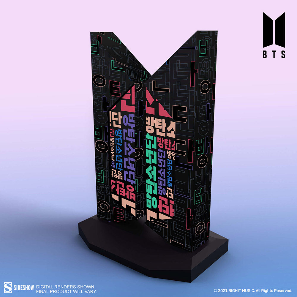 Sideshow Collectibles: Rocks - BTS Logo Hangeul Premium Estatua