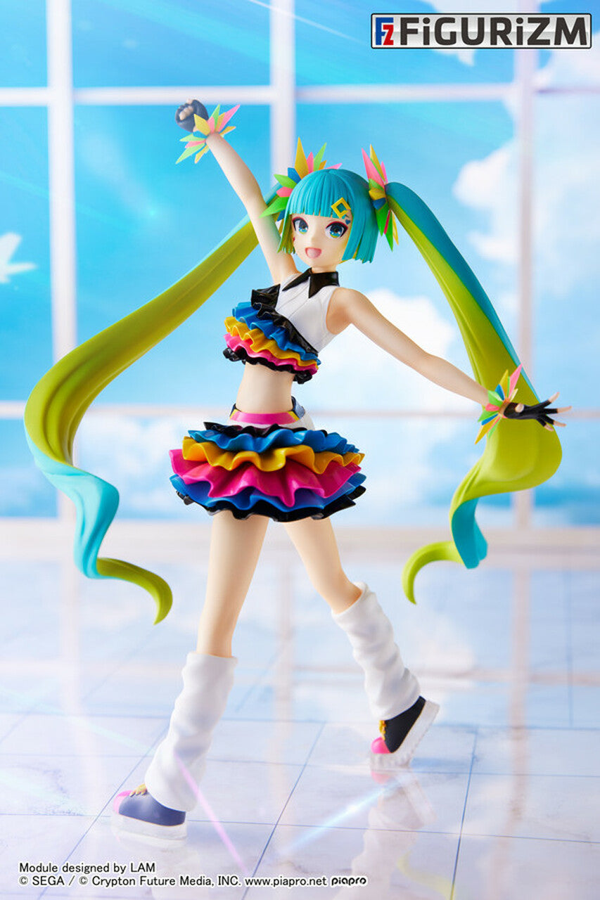 Sega Prize Figure Figurizm : Vocaloid Project Diva Mega 39S - Hatsune Miku Catch The Wave
