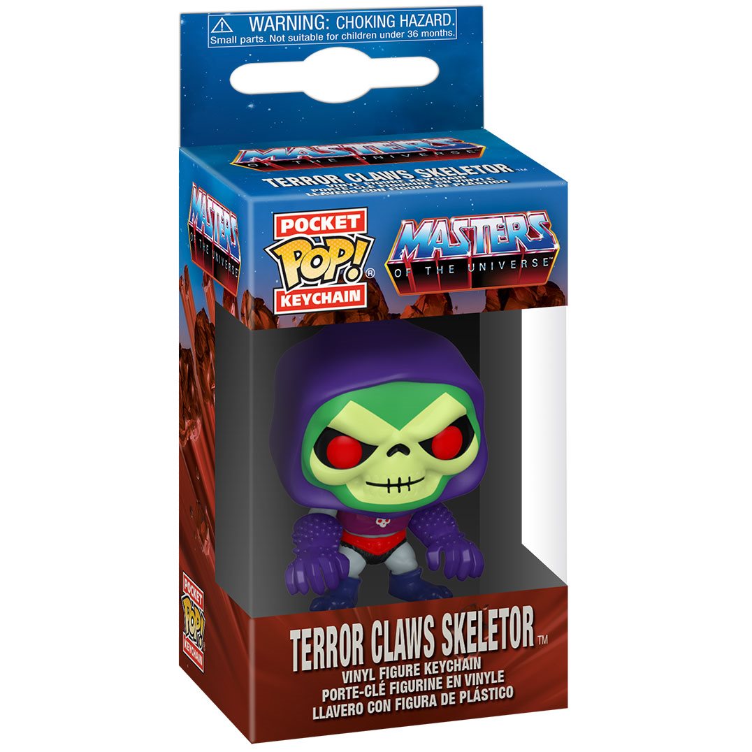 Funko Pop Keychain: Los Amos del Universo - Skeletor con Terror Garras Llavero