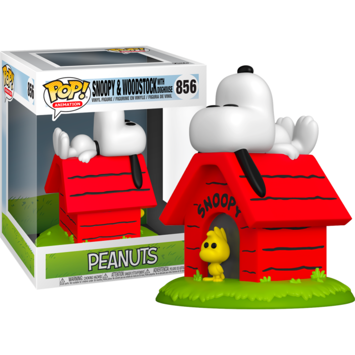 Funko Pop Animation: Charlie Brown - Snoopy en su Casita