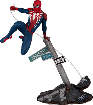 PCS Marvel: Spider Man - Spider Man Traje Avanzado Diorama Escala 1/6
