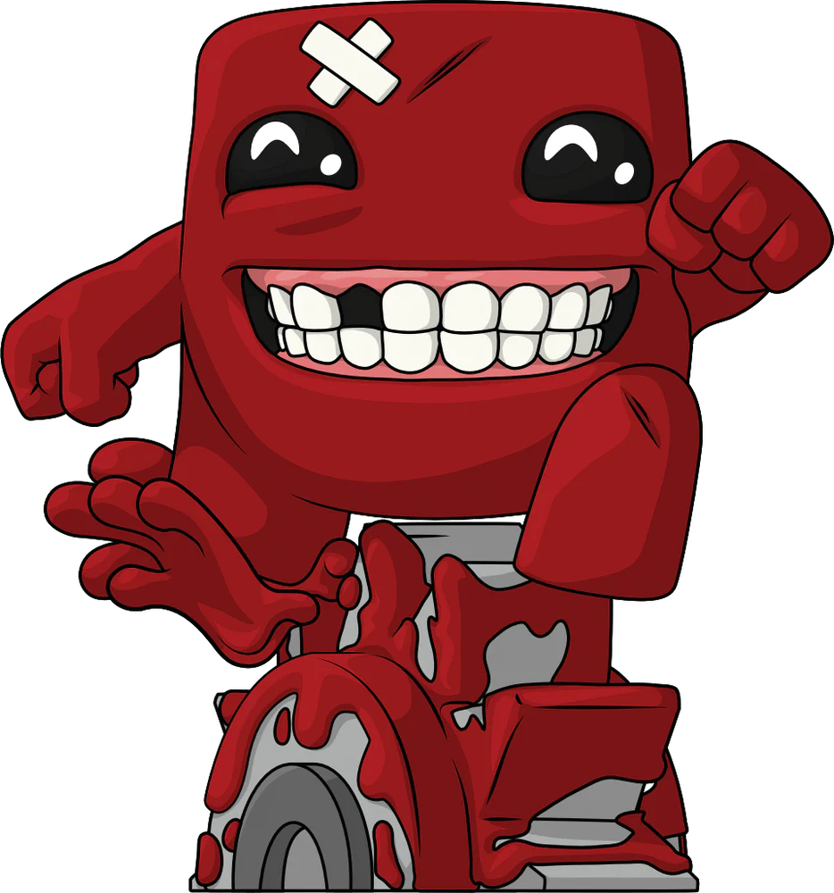 Youtooz Games Meat Boy Super Meat Boy — Distrito Max