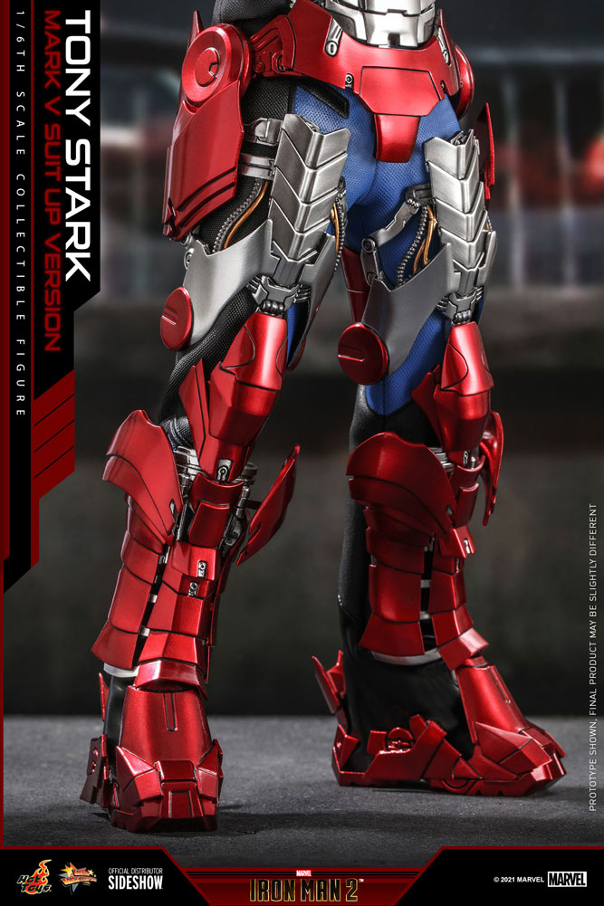 Hot Toys Marvel: Iron Man 2 - Tony Stark Mark V Ensamblaje Escala 1/6