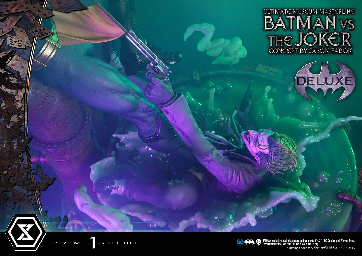 Prime1 Ultimate Museum Masterline: DC Batman vs Joker Deluxe Escala 1/3