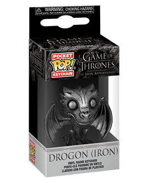 Funko Pop Keychain: Game of Thrones - Drogon Hierro Llavero