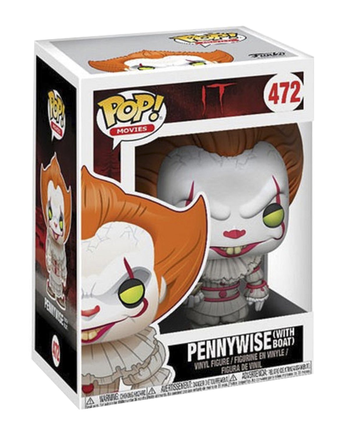 Funko Pop Movies: It - Pennywise con Bote
