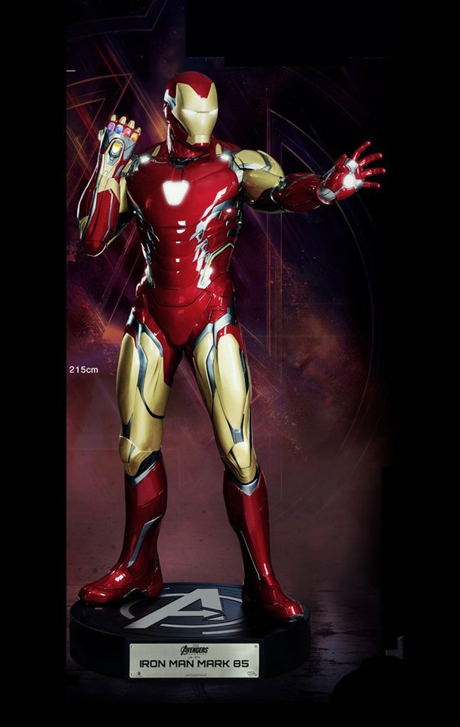 Beast Kingdom Life Size Marvel: Avengers Endgame - Iron Man Mark 85 Escala 1/1